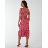 Crew Neck Midi Dress With Scrunchie Back Detail Crew Neck Midi Dress With Scrunchie Back Detail