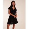 Flocked Floral Dress Flocked Floral Dress