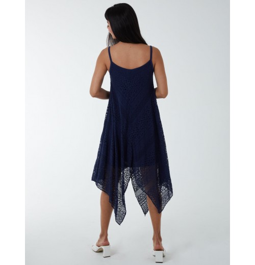 Crochet Strappy Hanky Dress Crochet Strappy Hanky Dress