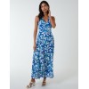 Halter Neck Printed Maxi Dress Halter Neck Printed Maxi Dress